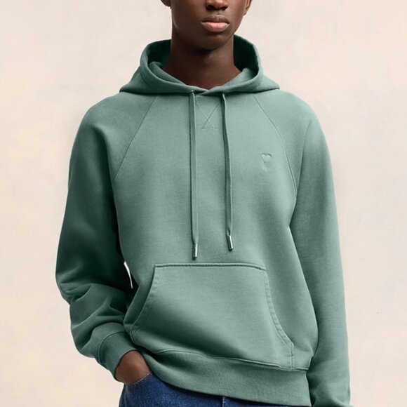 BNWT AW24 AMI ARGILE ANTIQUE HOODIE S & M - Picture 1 of 14